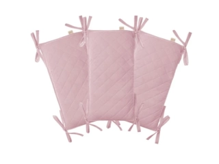 Modulární mantinel do dětské postýlky Sleepee Pink - sada 3ks